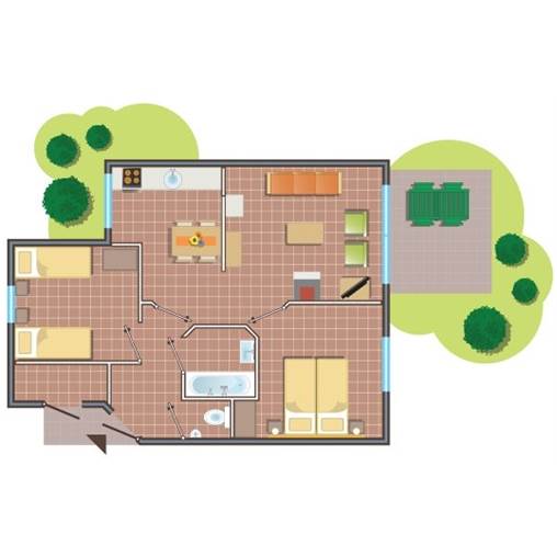 Comfort cottage ZV722 at Park Zandvoort